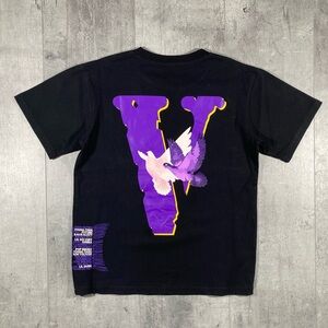 Vlone x Nav Purple & Black Tee Shirt